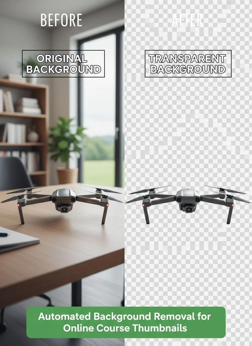 automated background removal for online course thumbnails - Professional Guide